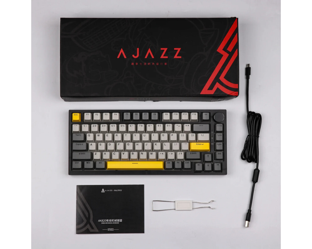 Клавиатура Ajazz геймърска механична AK820 - Moon Switches [Linear] 14