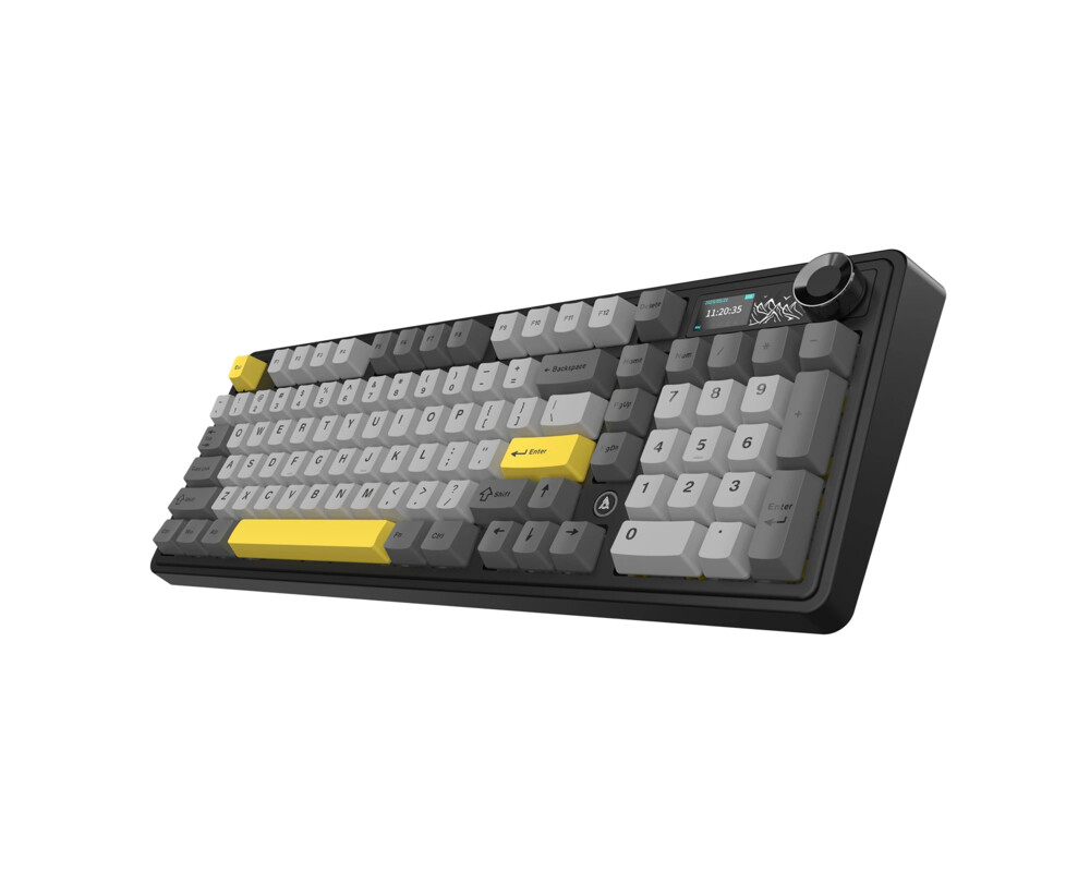 Клавиатура Ajazz геймърска механична клавиатура Wireless Gaming Mechanical Keyboard AK980 V2 - Gift Switch [Linear] 3