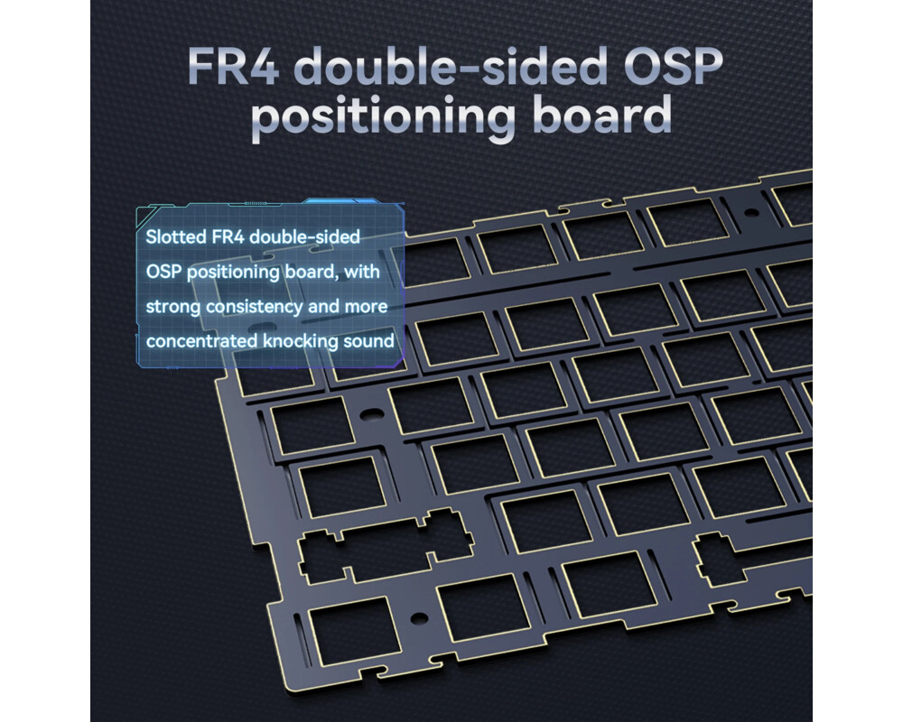 Клавиатура Ajazz геймърска механична клавиатура Wireless Gaming Mechanical Keyboard AK980 V2 - Gift Switch [Linear] 10