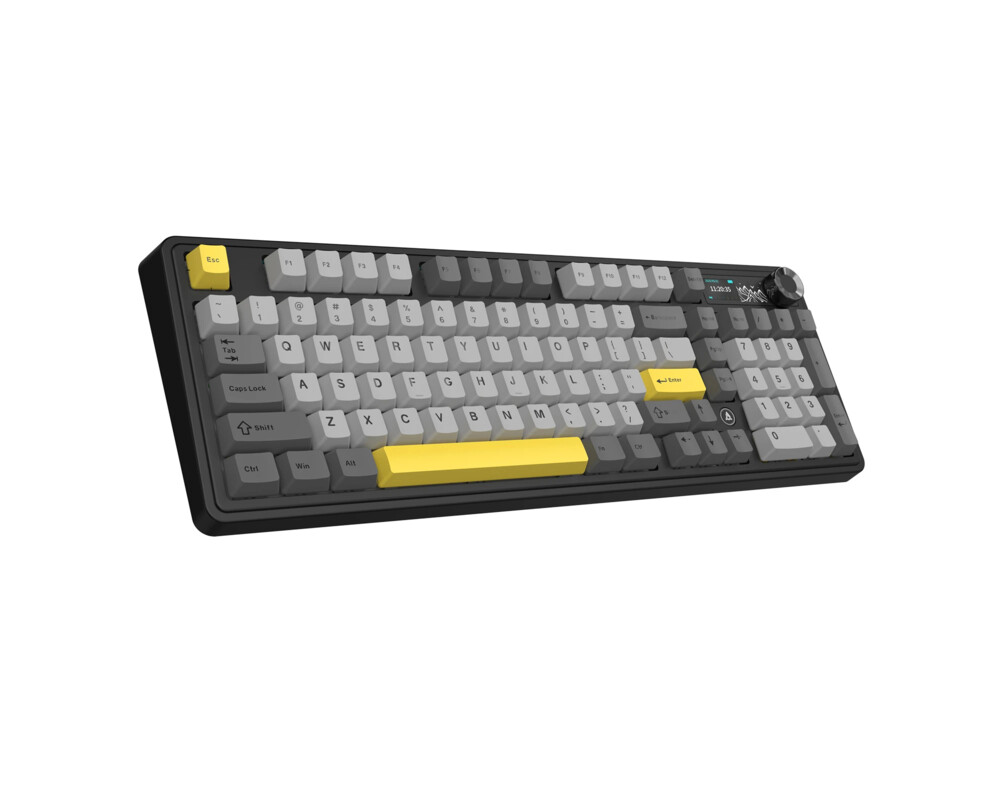 Клавиатура Ajazz геймърска механична клавиатура Wireless Gaming Mechanical Keyboard AK980 V2 - Gift Switch [Linear] 6
