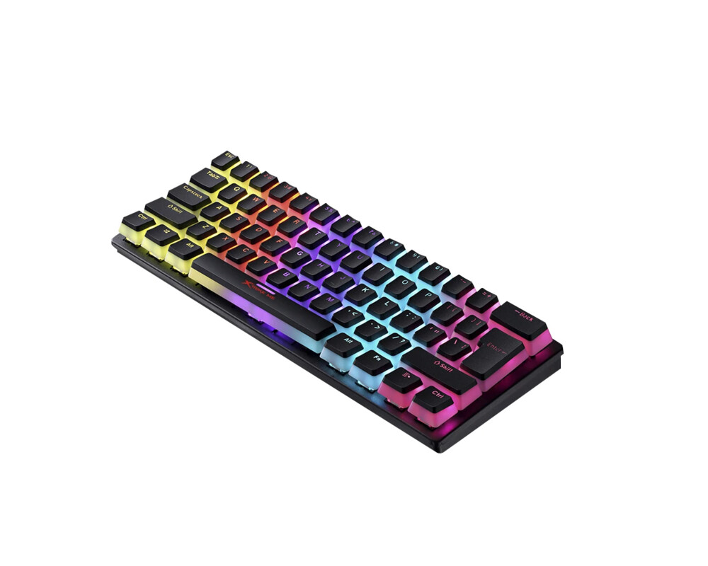 Клавиатура Xtrike ME геймърска механична клавиатура Gaming Mechanical keyboard 61 keys TKL - GK-985P - RED switches 4