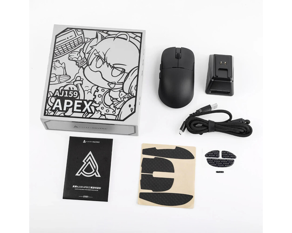 Мишка Ajazz професионална AJ159 APEX - Wireless Gaming Mouse - 8K 11