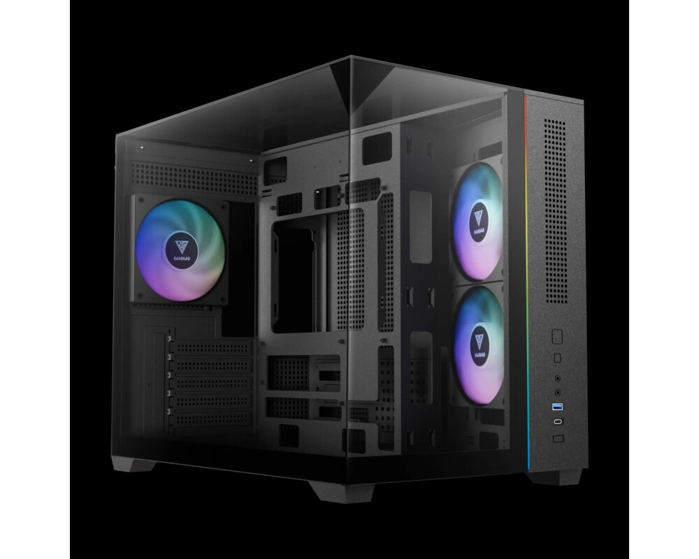 Кутия Gamdias mATX - ATLAS M3M - A-RGB 2