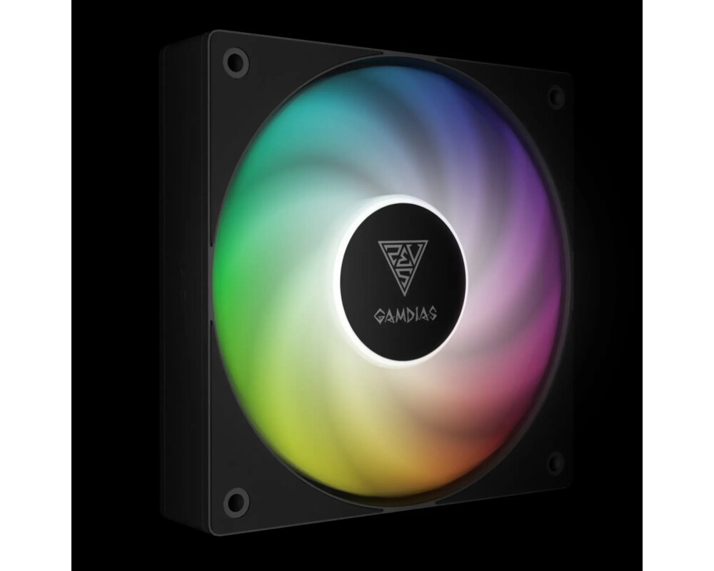 Вентилатор Gamdias Комплект вентилатори Pack 3-in-1 3x120mm - NOTUS M1-1203 ARGB 3