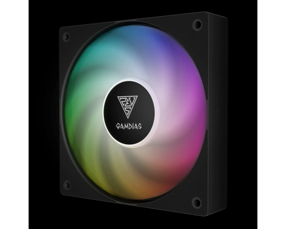 Вентилатор Gamdias Комплект вентилатори Pack 3-in-1 3x120mm - NOTUS M1-1203 ARGB 4