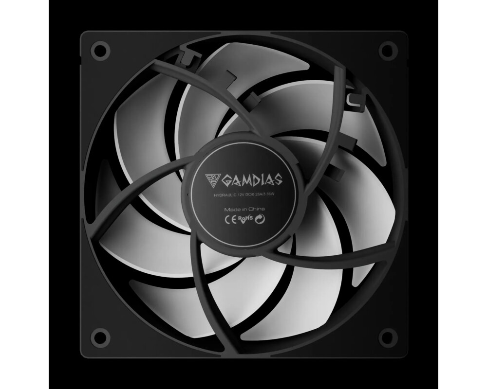 Вентилатор Gamdias Комплект вентилатори Pack 3-in-1 3x120mm - NOTUS M1-1203 ARGB 7