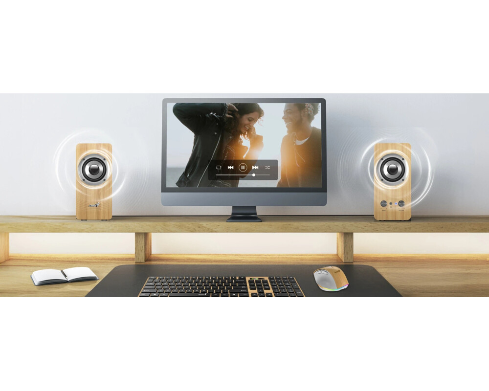 Тонколони Genius Speakers 2.0 - SP-HF400 - 10W RMS 4