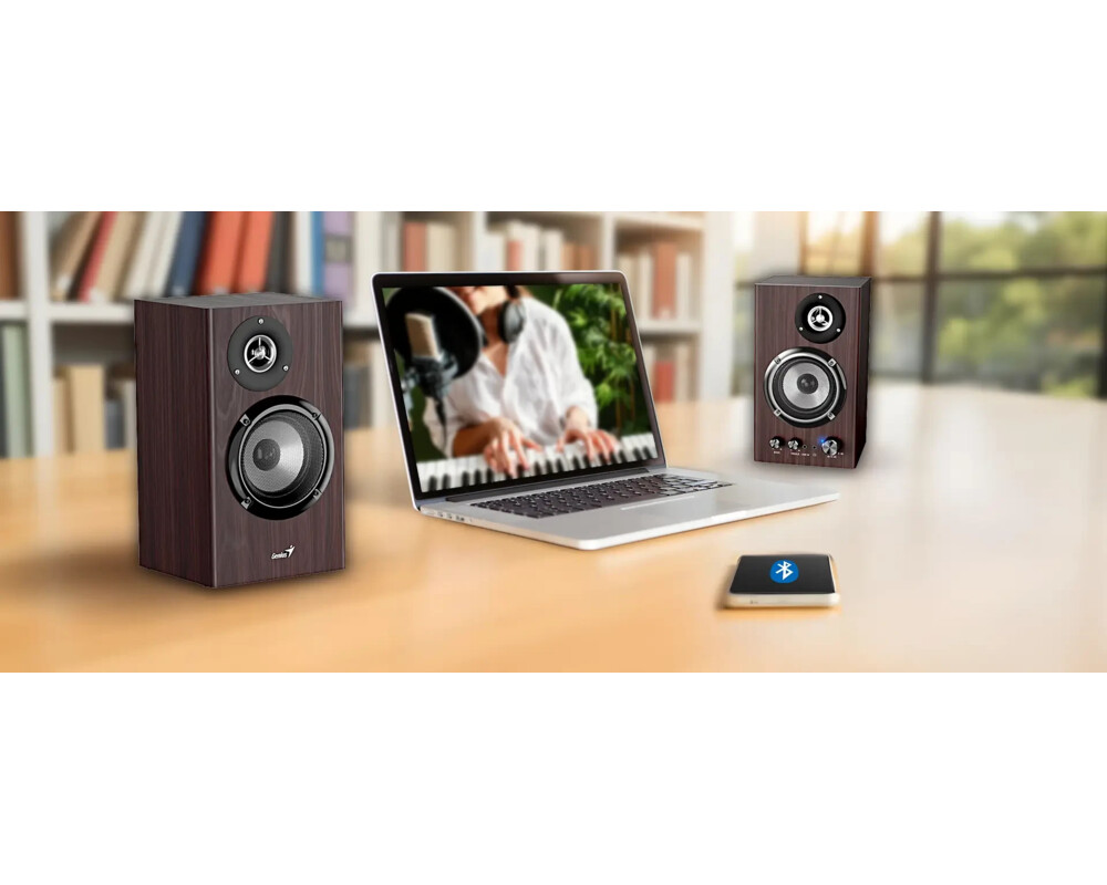 Тонколони Genius Speakers 2.0 - SP-HF1812BT - 50W RMS 8