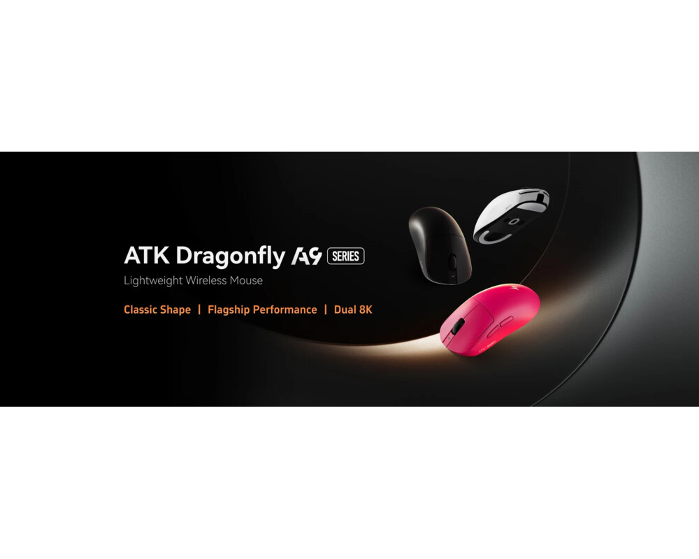 Мишка ATK професионална Wireless Gaming Mouse A9 Tri-mode Nearlink - 1K 10