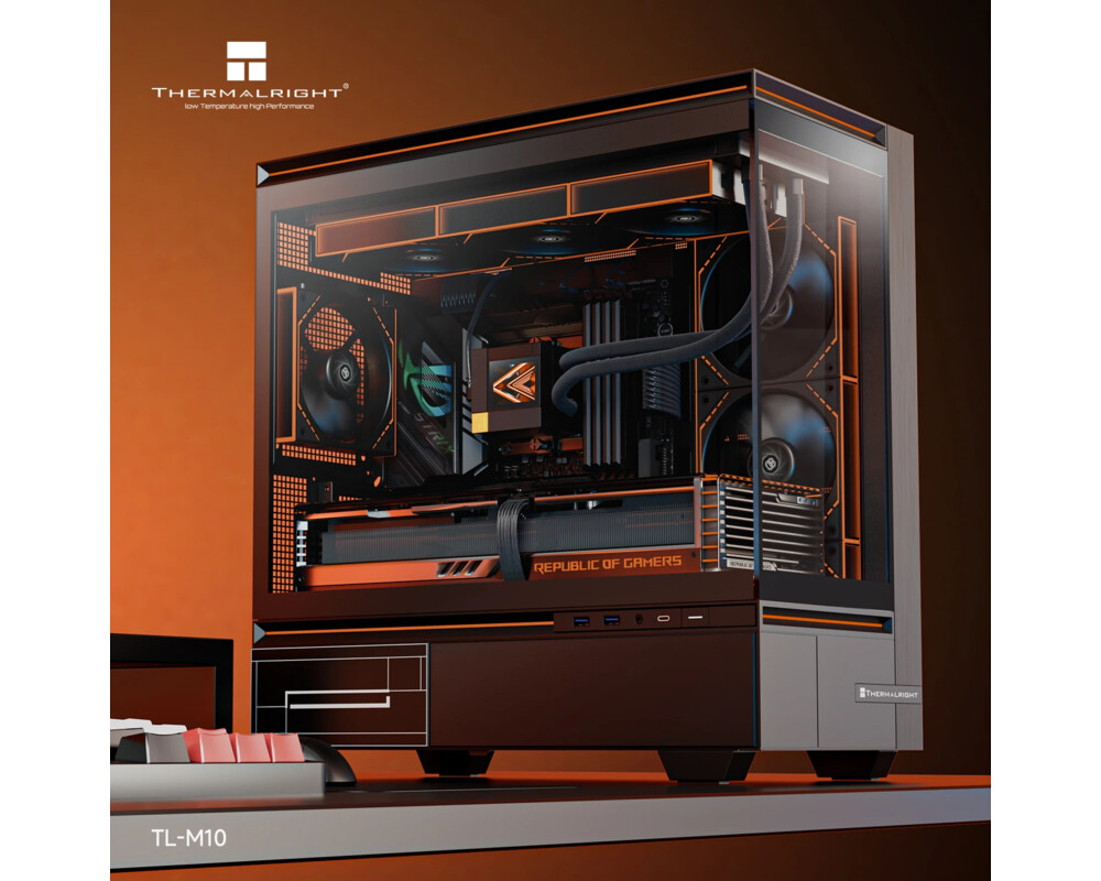 Кутия Thermalright mATX - TL-M10 Black - 4 x 120 mm ARGB included 4