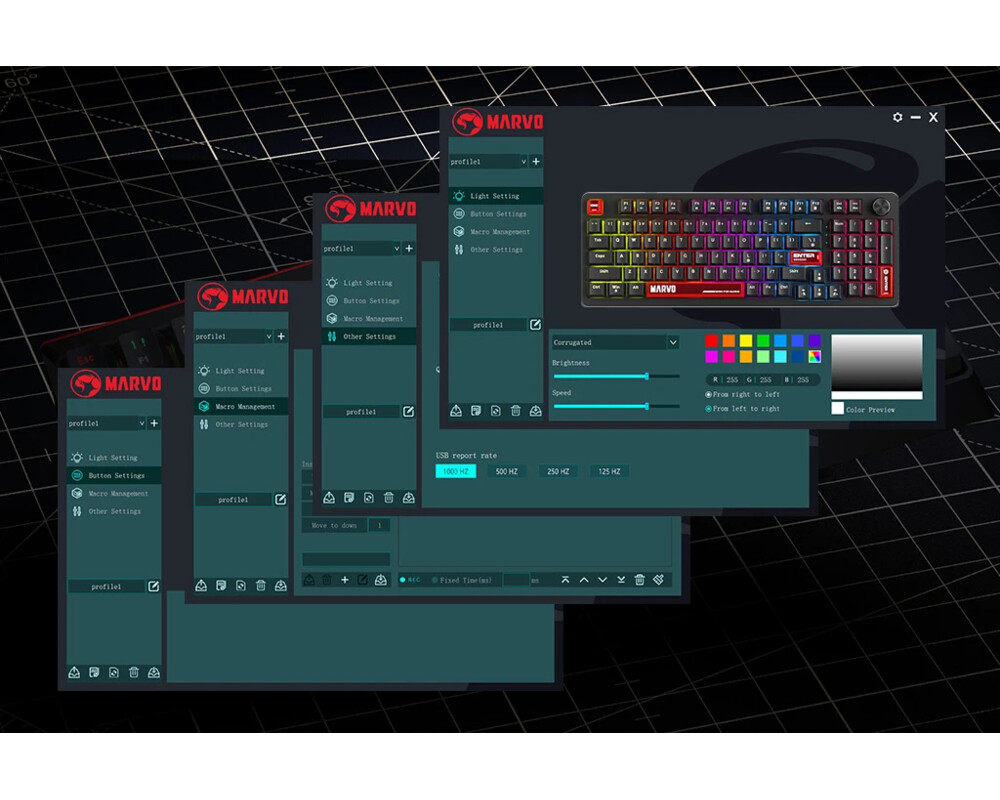 Клавиатура Marvo Arma 98 KG937 - 1K 17