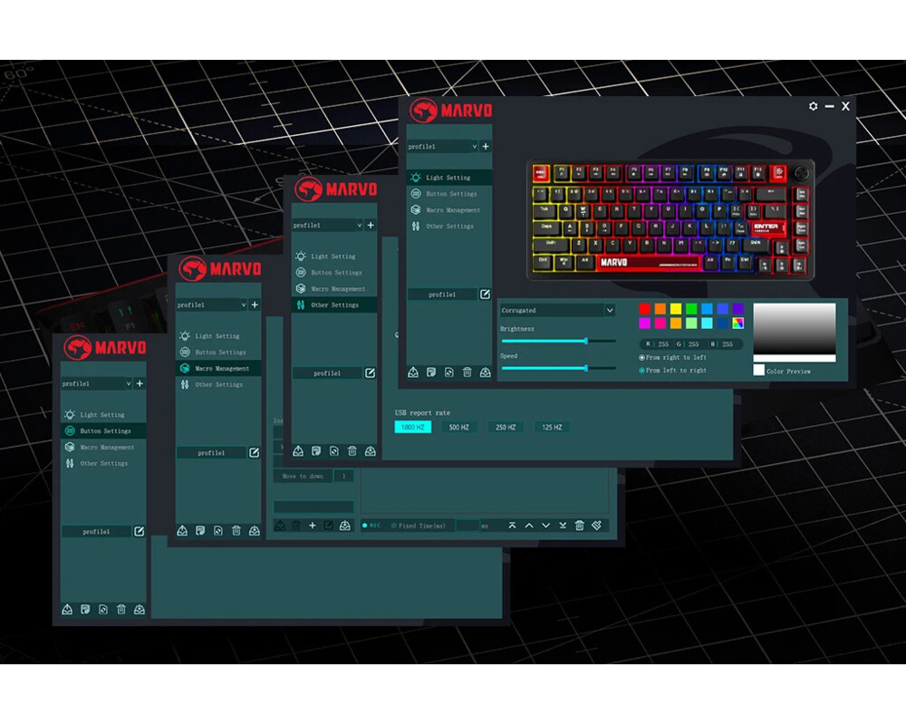 Клавиатура Marvo Arma 82 KG936 - 1K 16