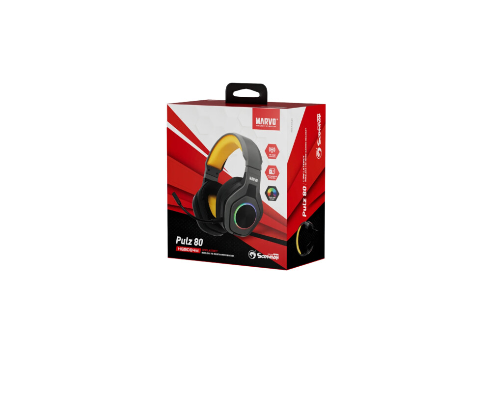 Слушалки Marvo Pulz 80 - MARVO-HG9084-BK 7