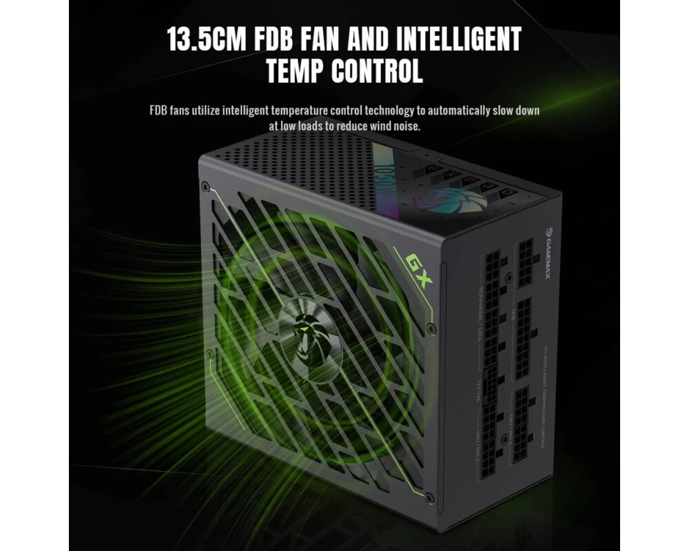 Захранване Gamemax ATX 3.1 1050W Gold 6