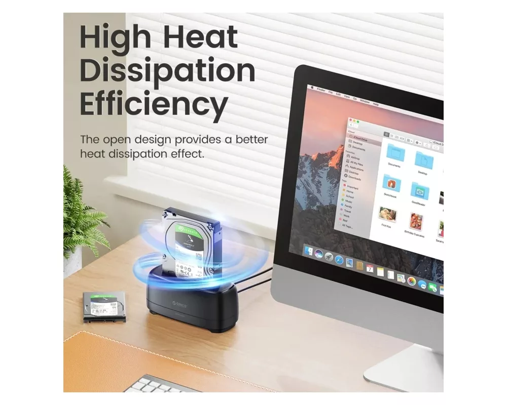 Аксесоар за съхранение Orico докинг станция Storage - HDD/SSD D... 4