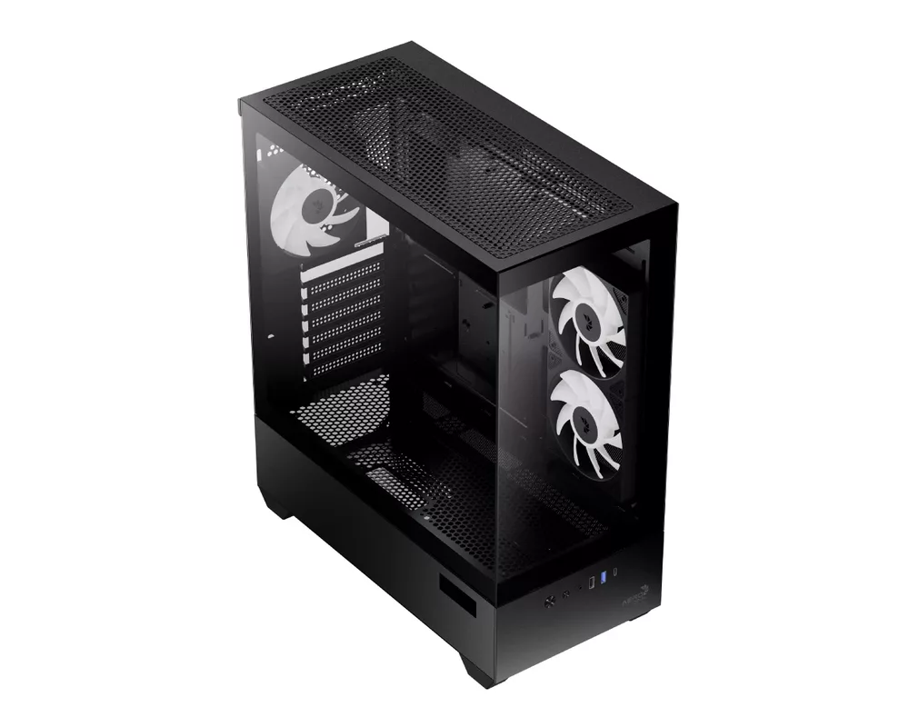 Кутия AeroCool ATX - P500D Digi-G-BK-v1 - Digital Display 3
