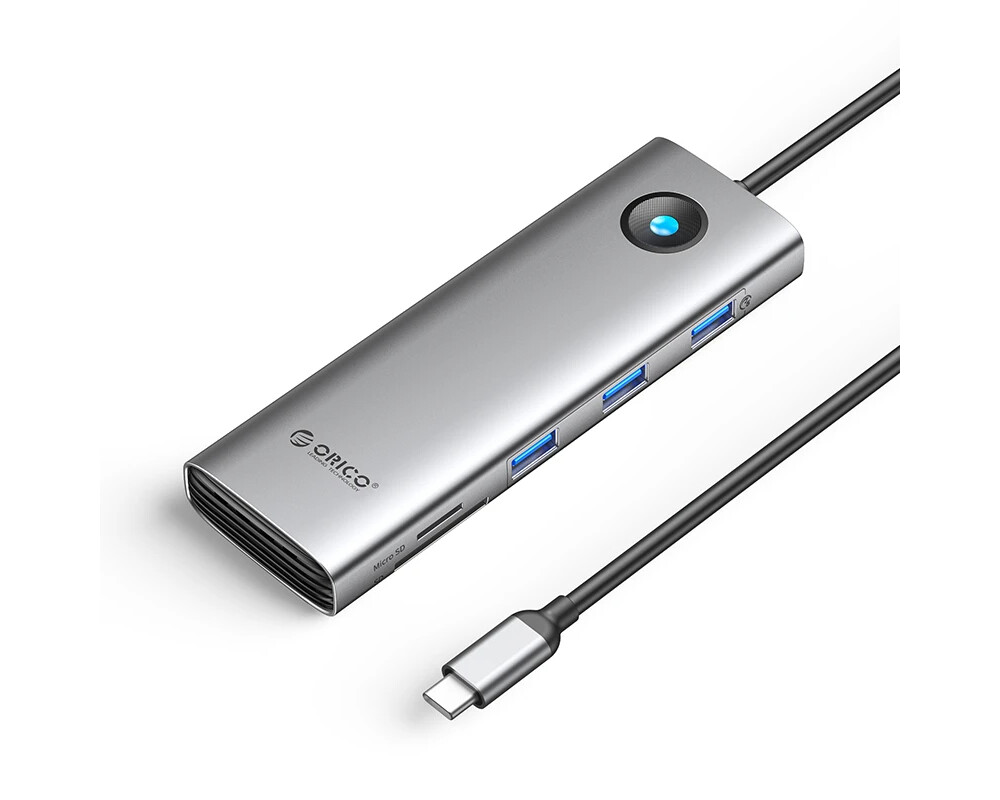 Докинг станция Orico Docking Station Type-C - PW11-9P-GY-EP - HDMI x 1 2