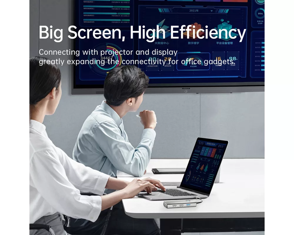 Докинг станция Orico Docking Station Type-C - PW11-6PCR-GY-EP - HDMI x 1 6