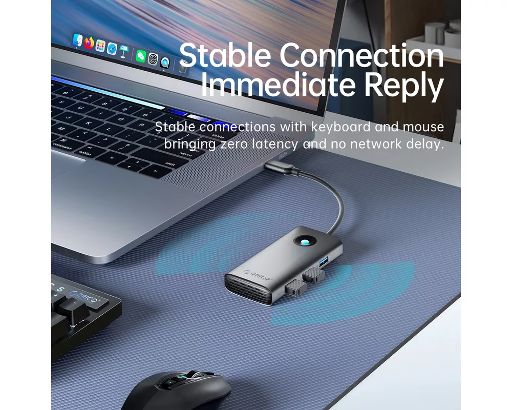 Докинг станция Orico Docking Station Type-C - PW11-6PCR-GY-EP - HDMI x 1 12