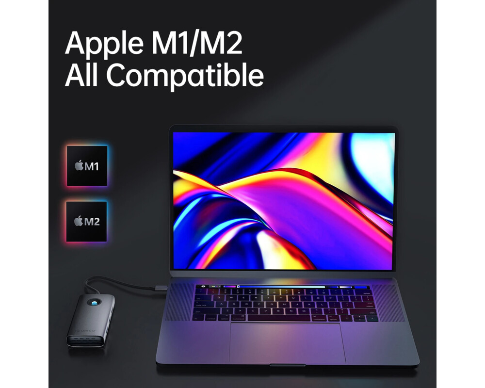 Докинг станция Orico Docking Station Type-C - PW11-6P-GY-EP - HDMI x 1 9