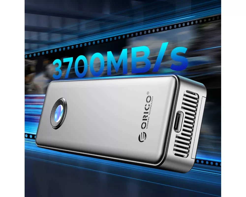 Аксесоар за съхранение Orico външна кутия за диск Storage - Case - M.2 NVMe M key - USB-C/A 4
