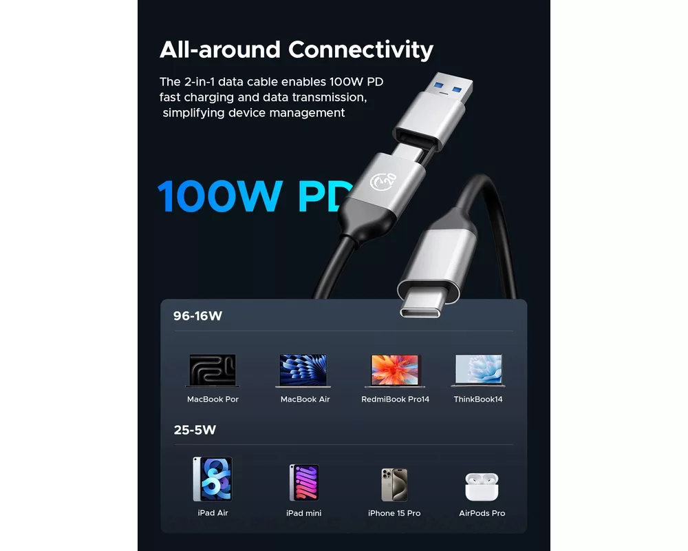 Аксесоар за съхранение Orico външна кутия за диск Storage - Case - M.2 NVMe M key - USB-C/A 14