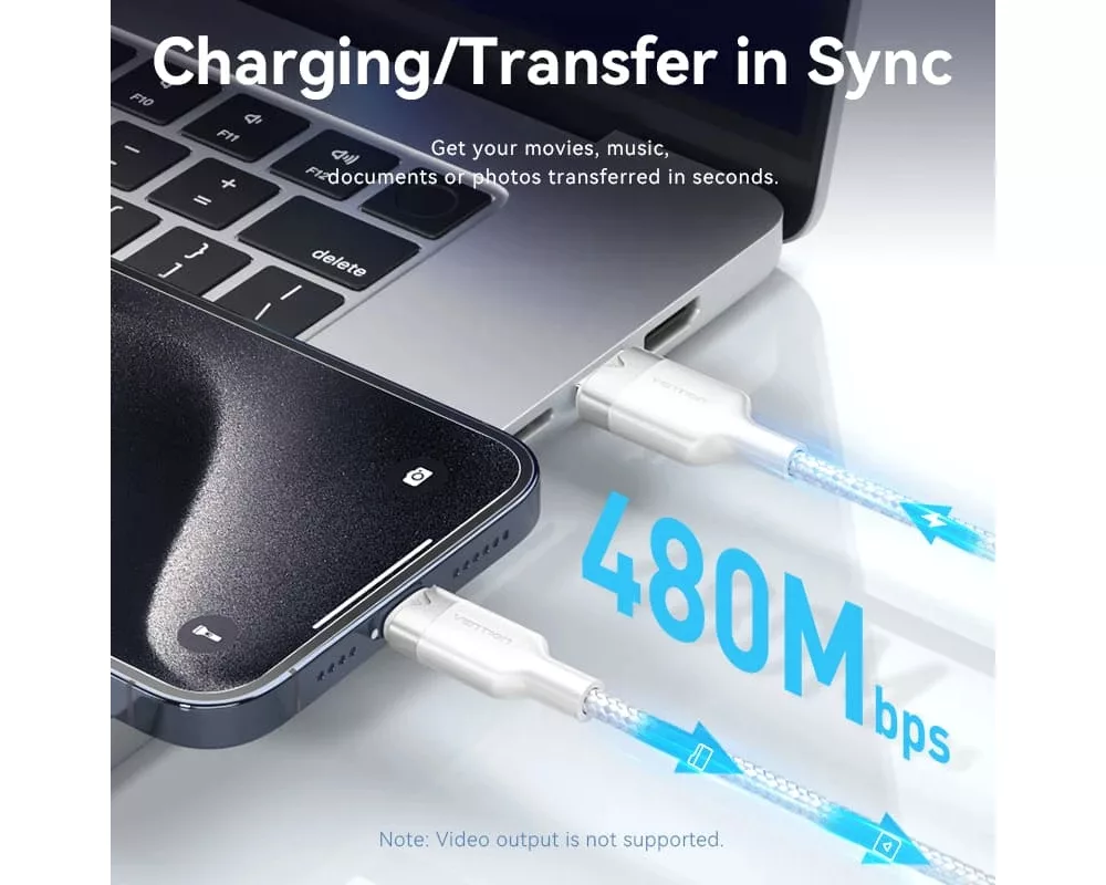 Кабел Vention Кабел USB 2.0 A Male to C Male 1... 11