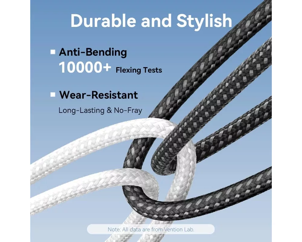 Кабел Vention Кабел USB 2.0 A Male to C Male 1... 9