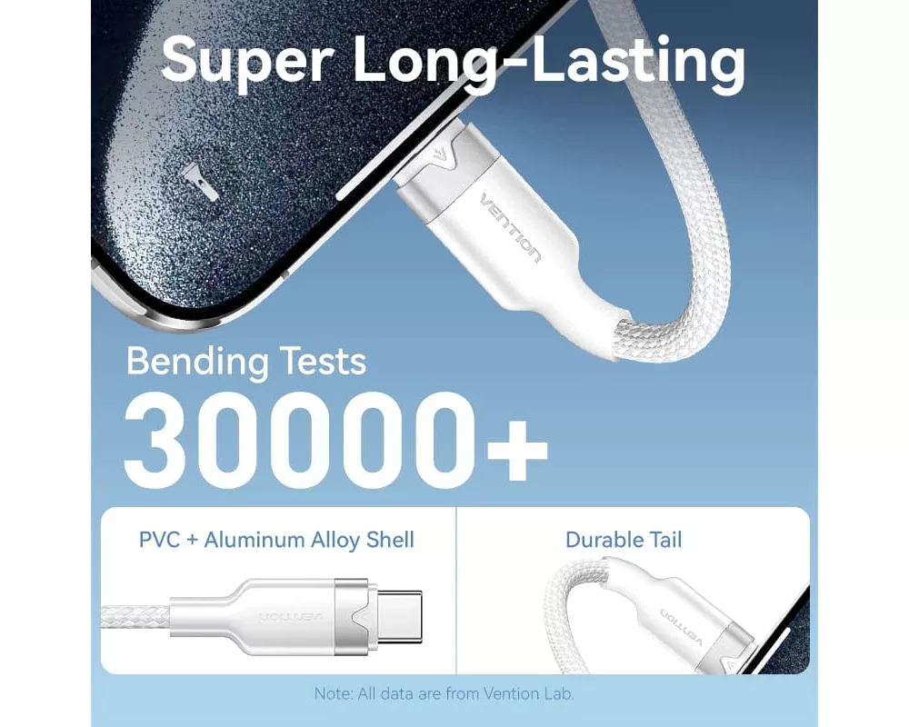 Кабел Vention Кабел USB 2.0 A Male to C Male 1... 10