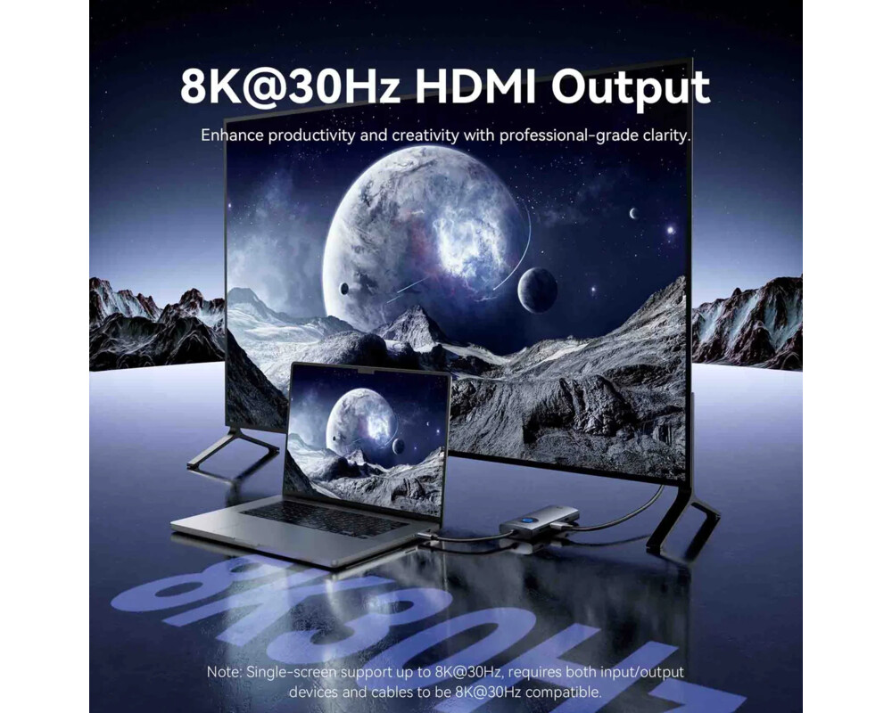 Докинг станция Vention Docking Station Type-C - TQZHB - 8K 5