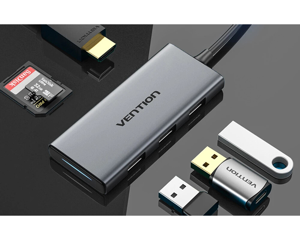 Докинг станция Vention Docking Station Type-C - TOOHB - HDMI x 1 5