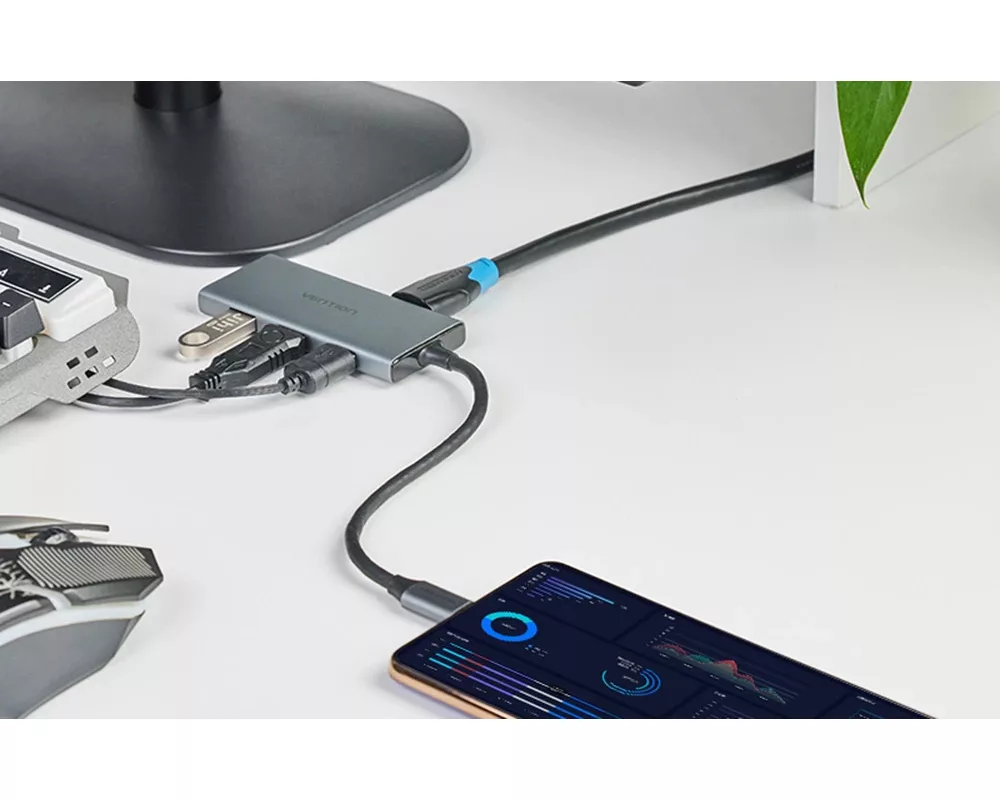 Докинг станция Vention Docking Station Type-C - TOOHB - HDMI x 1 7