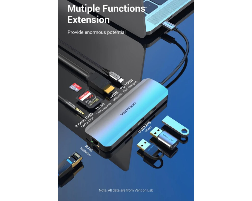 Докинг станция Vention Docking Station Type-C - TOLHB - HDMI x 1 3