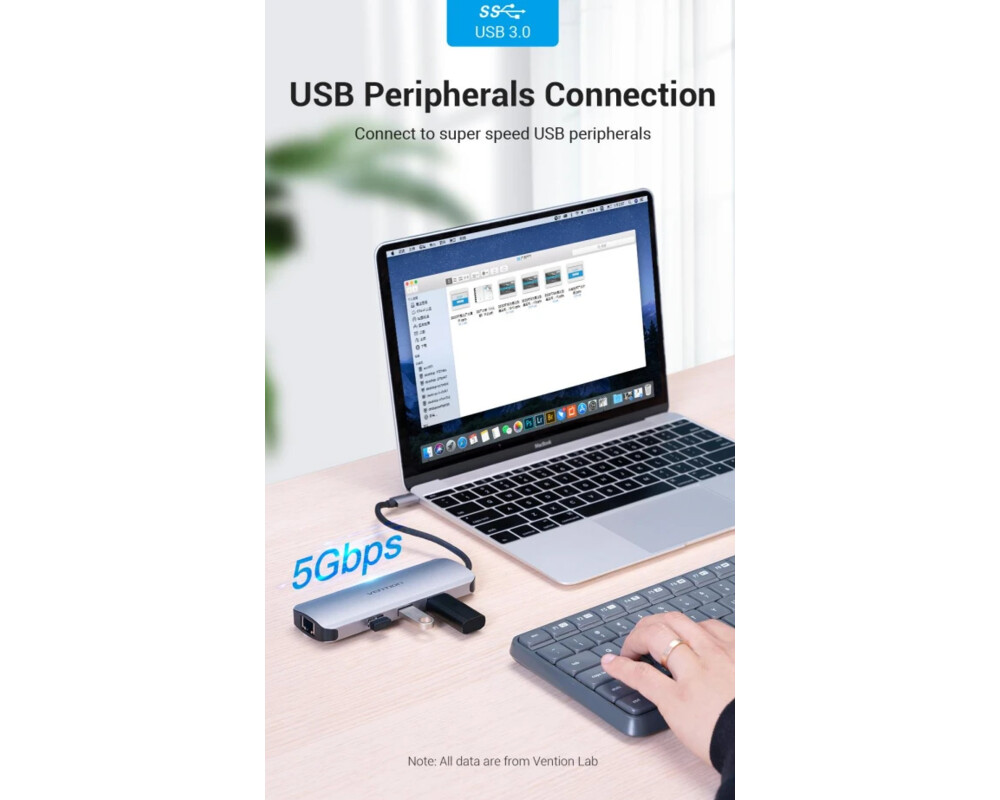 Докинг станция Vention Docking Station Type-C - TOLHB - HDMI x 1 6