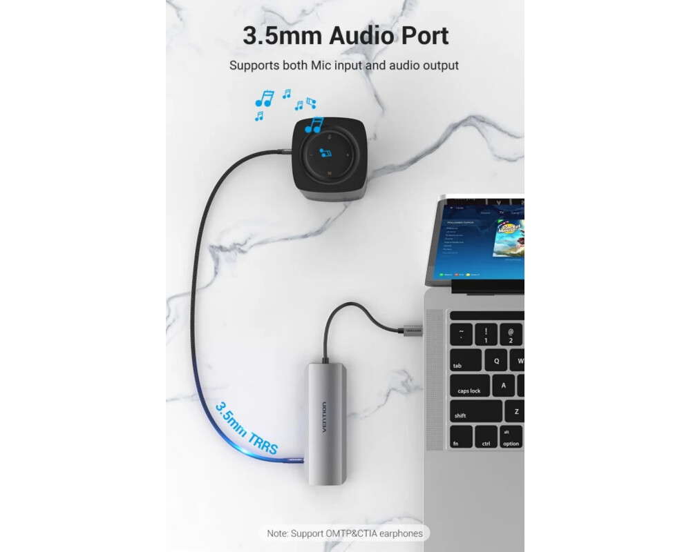 Докинг станция Vention Docking Station Type-C - TOLHB - HDMI x 1 9