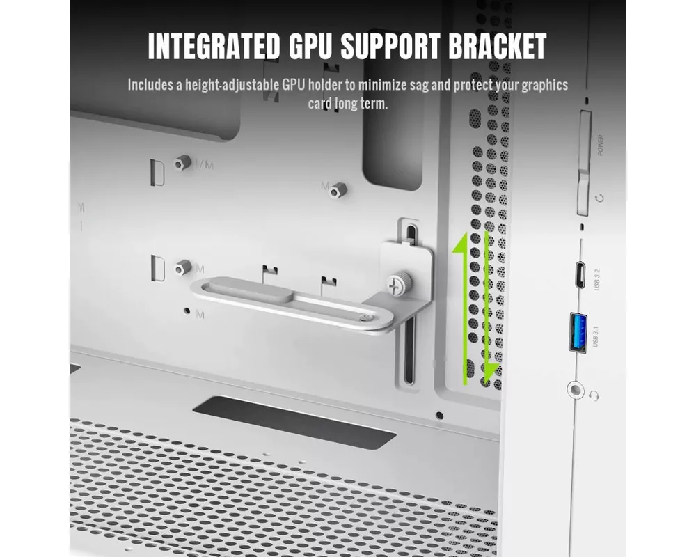 Кутия Gamemax mATX - CLAW 360 WH 9