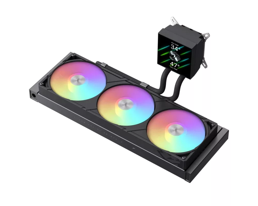 Охладител за процесор Gamemax GLACIER 360 LCD BK - Addressable... 6