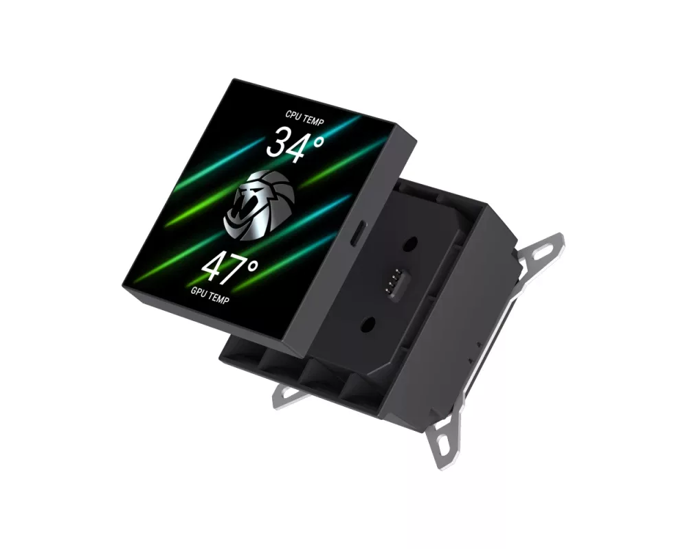 Охладител за процесор Gamemax GLACIER 360 LCD BK - Addressable... 9