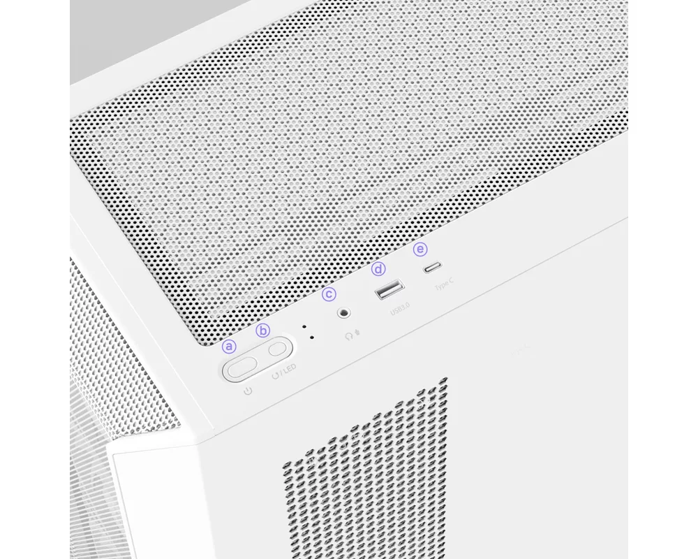 Кутия Zalman ATX - I3 NEO V2 White - RGB 13
