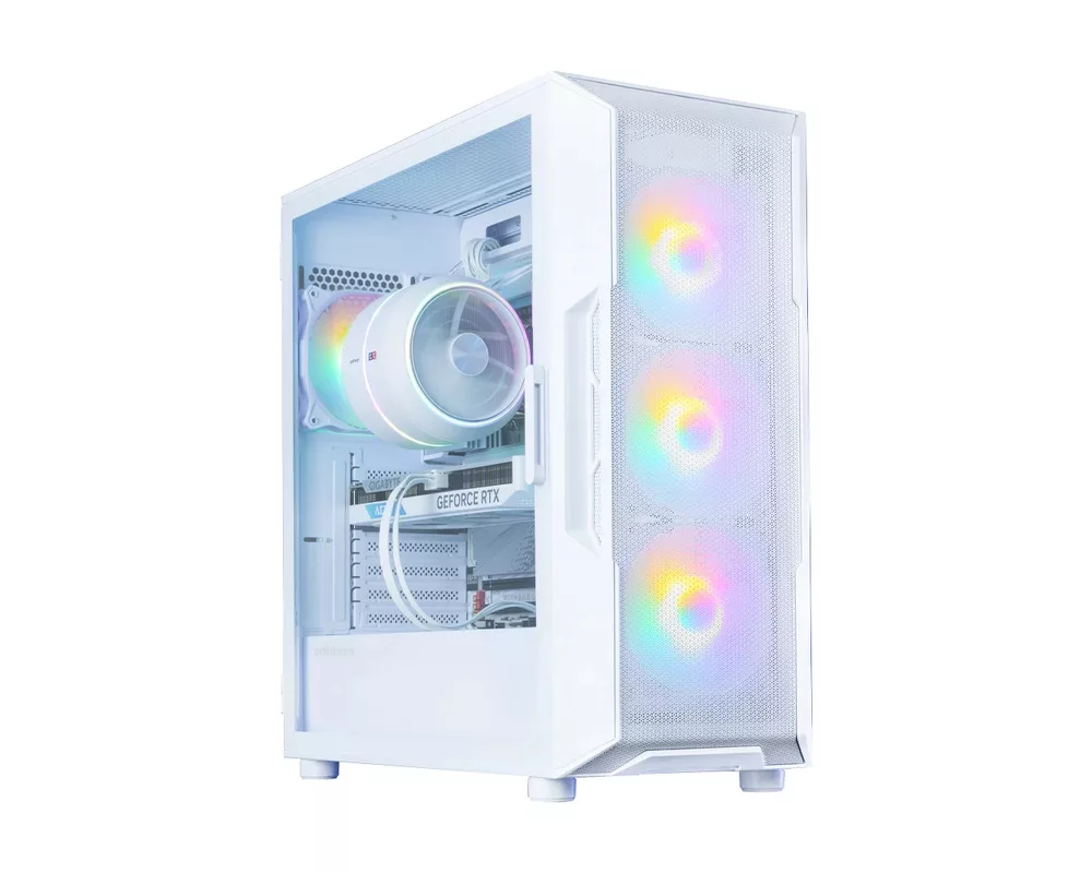 Кутия Zalman ATX - I3 NEO V2 White - RGB 2