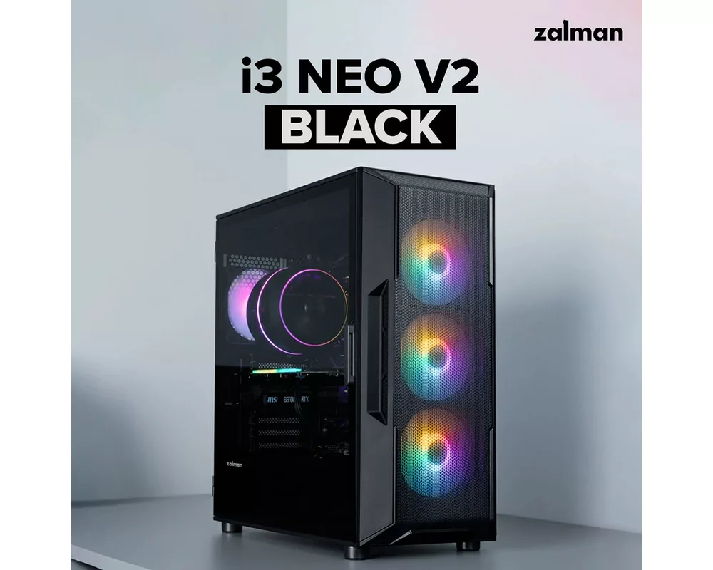 Кутия Zalman ATX - I3 NEO V2 Black - RGB 17