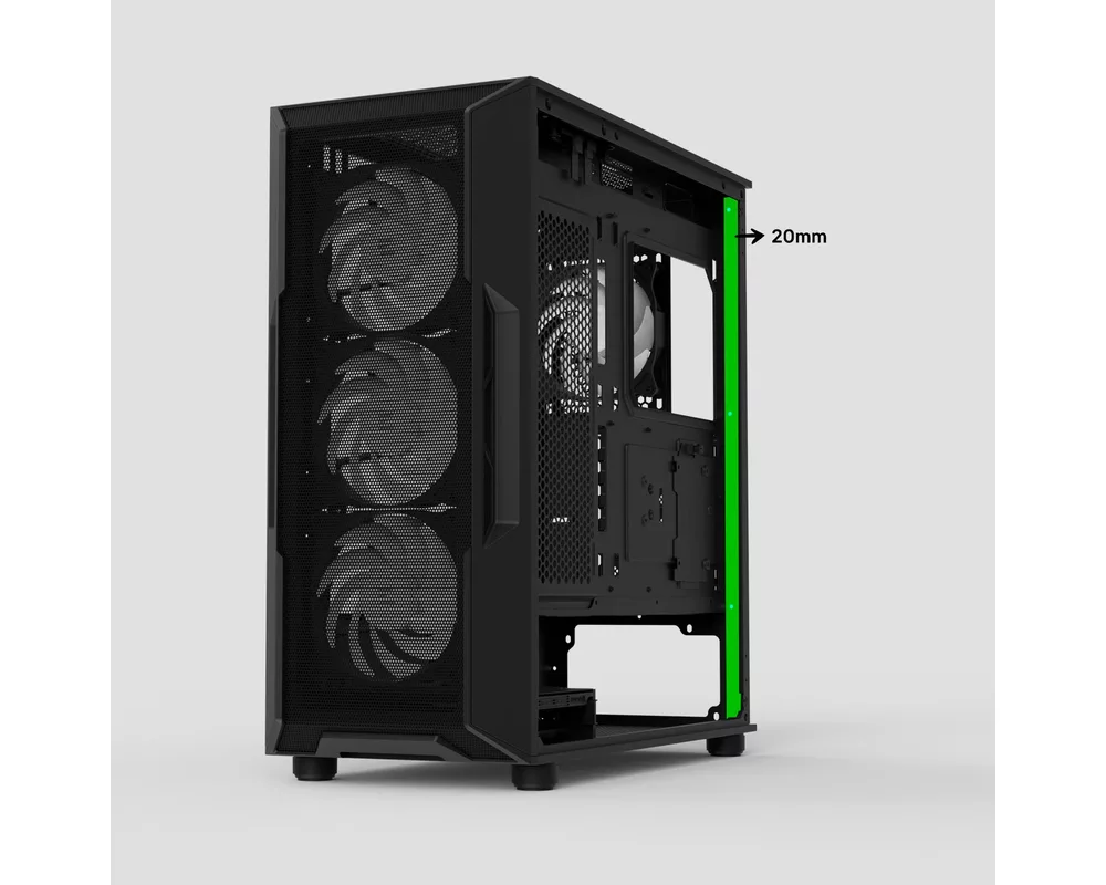 Кутия Zalman ATX - I3 NEO V2 Black - RGB 10