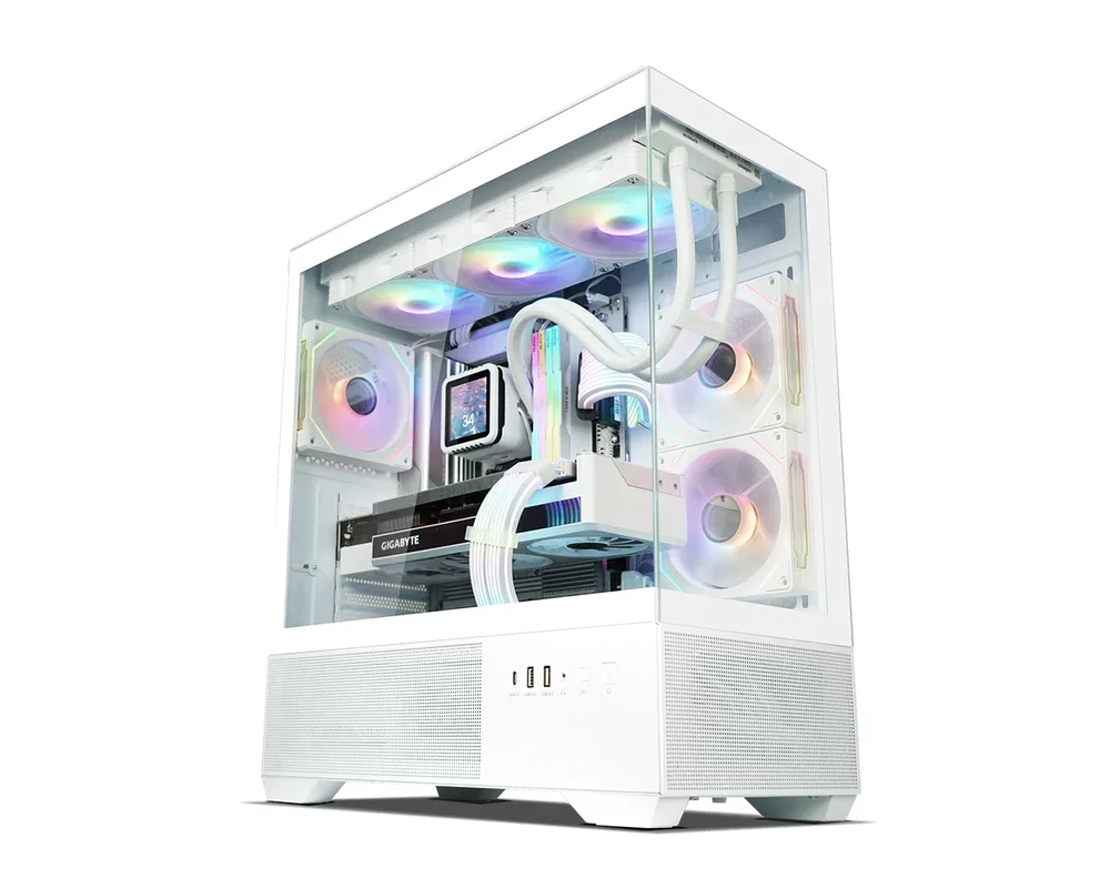 Кутия Zalman ATX - Chronix WHITE V2 - 3 x 120 mm A-RGB 3