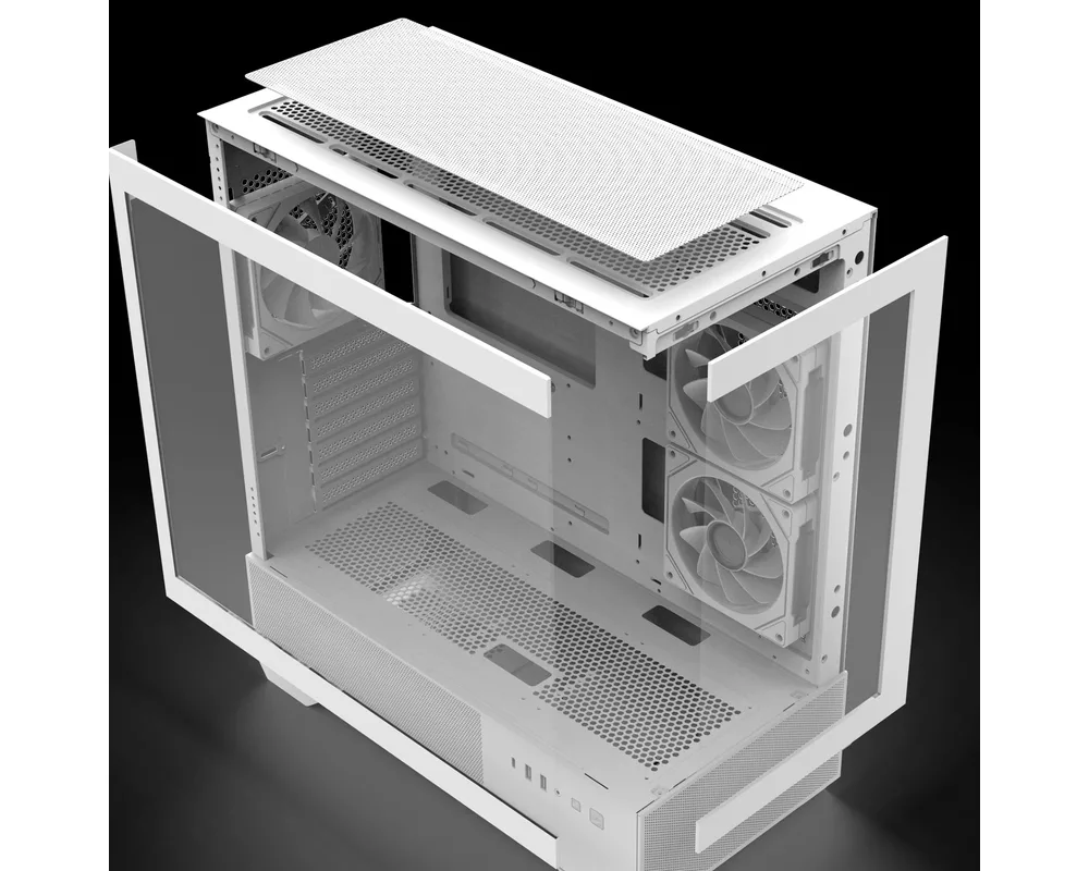 Кутия Zalman ATX - Chronix WHITE V2 - 3 x 120 mm A-RGB 12