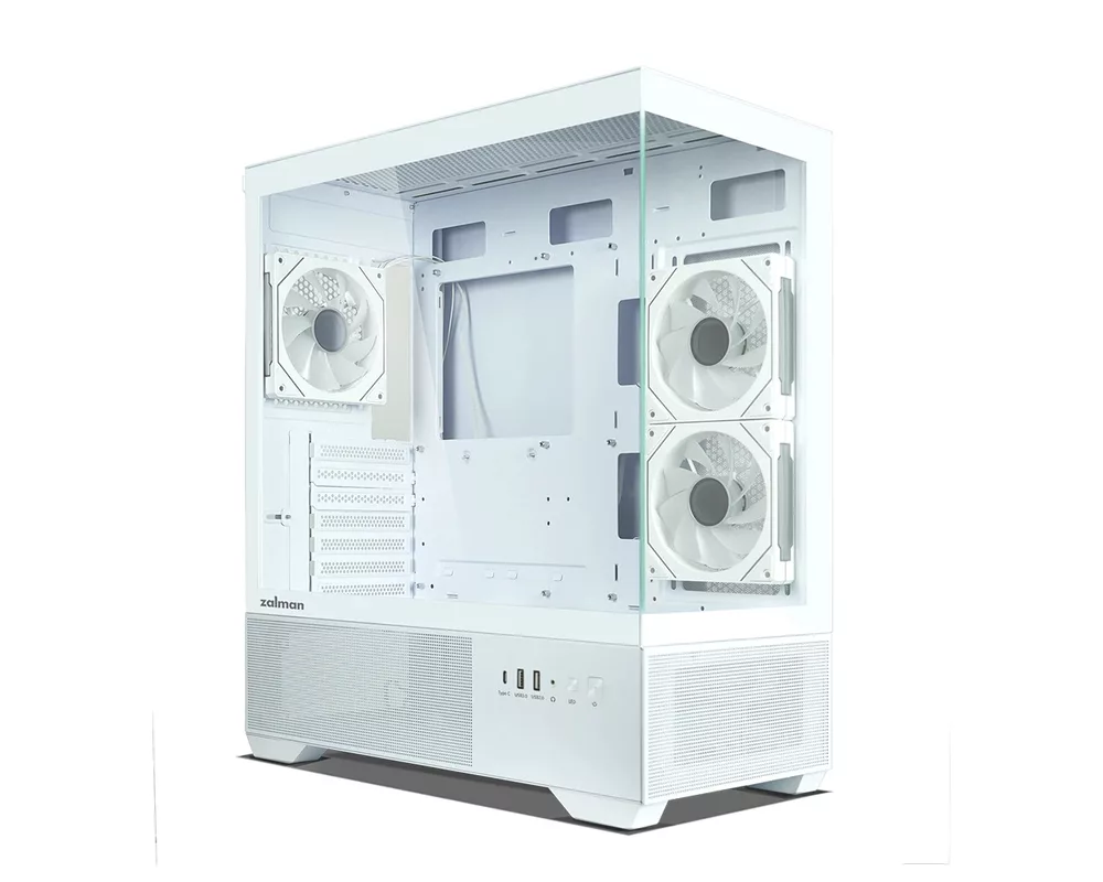Кутия Zalman ATX - Chronix WHITE V2 - 3 x 120 mm A-RGB 5