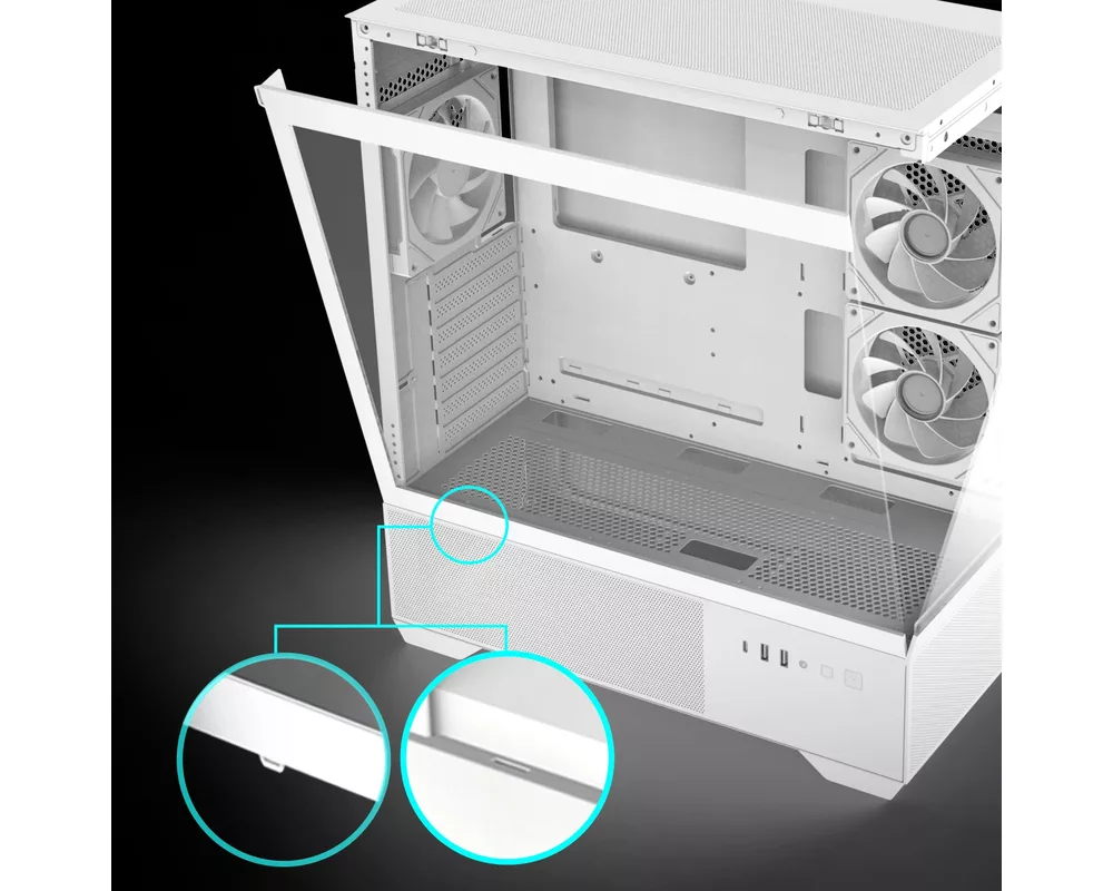 Кутия Zalman ATX - Chronix WHITE V2 - 3 x 120 mm A-RGB 14