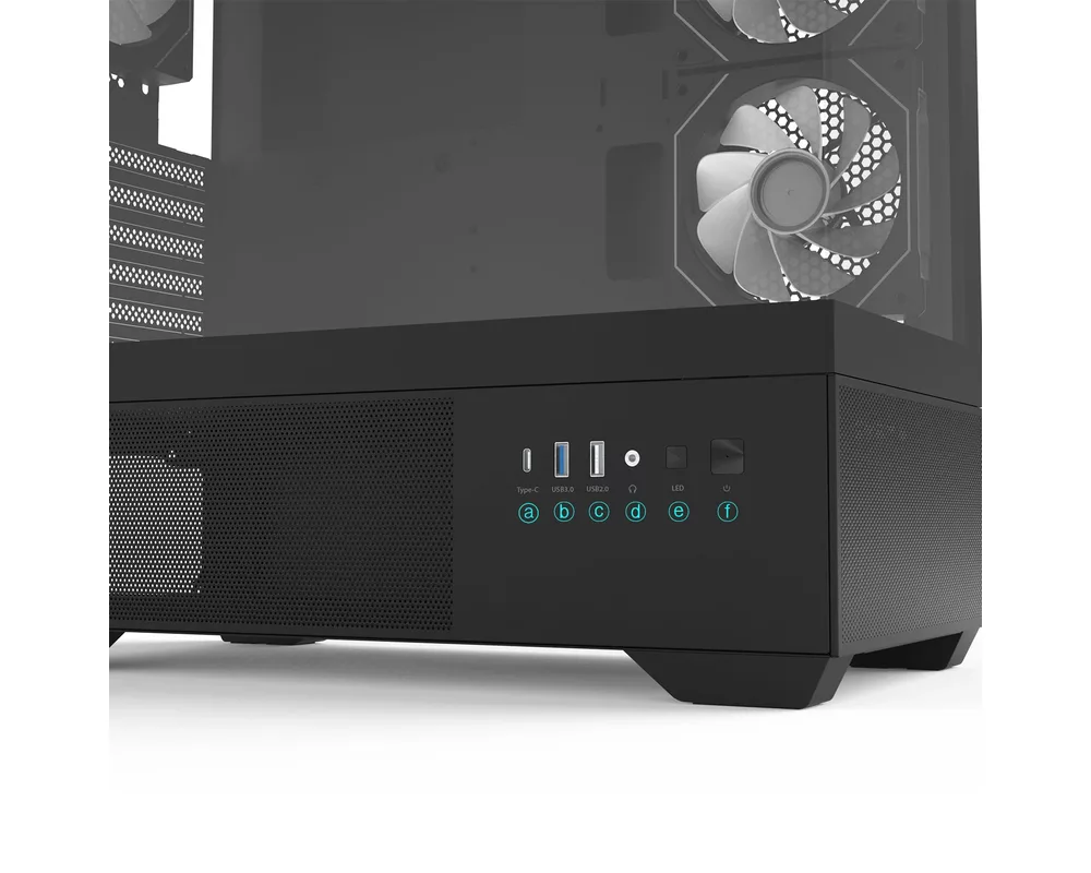 Кутия Zalman ATX - Chronix BLACK V2 - 3 x 120 mm A-RGB 15