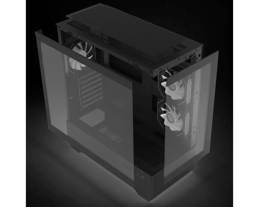 Кутия Zalman ATX - Chronix BLACK V2 - 3 x 120 mm A-RGB 18