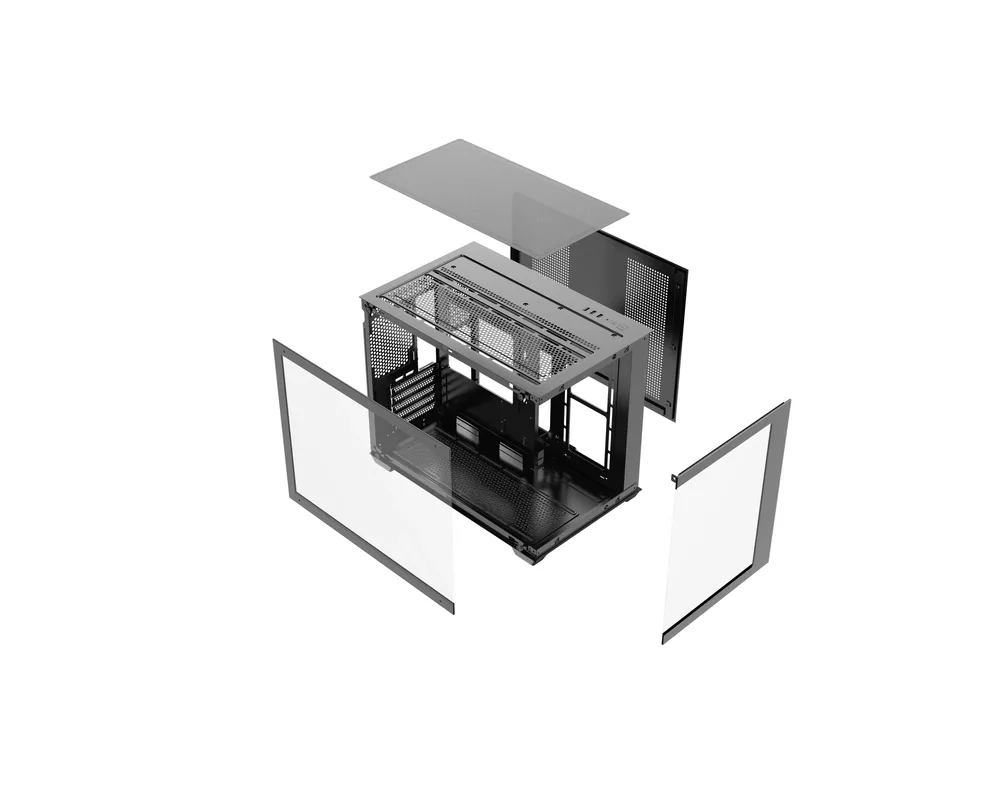 Кутия Darkflash mATX - B275 PRO Black - 6 x 12... 19