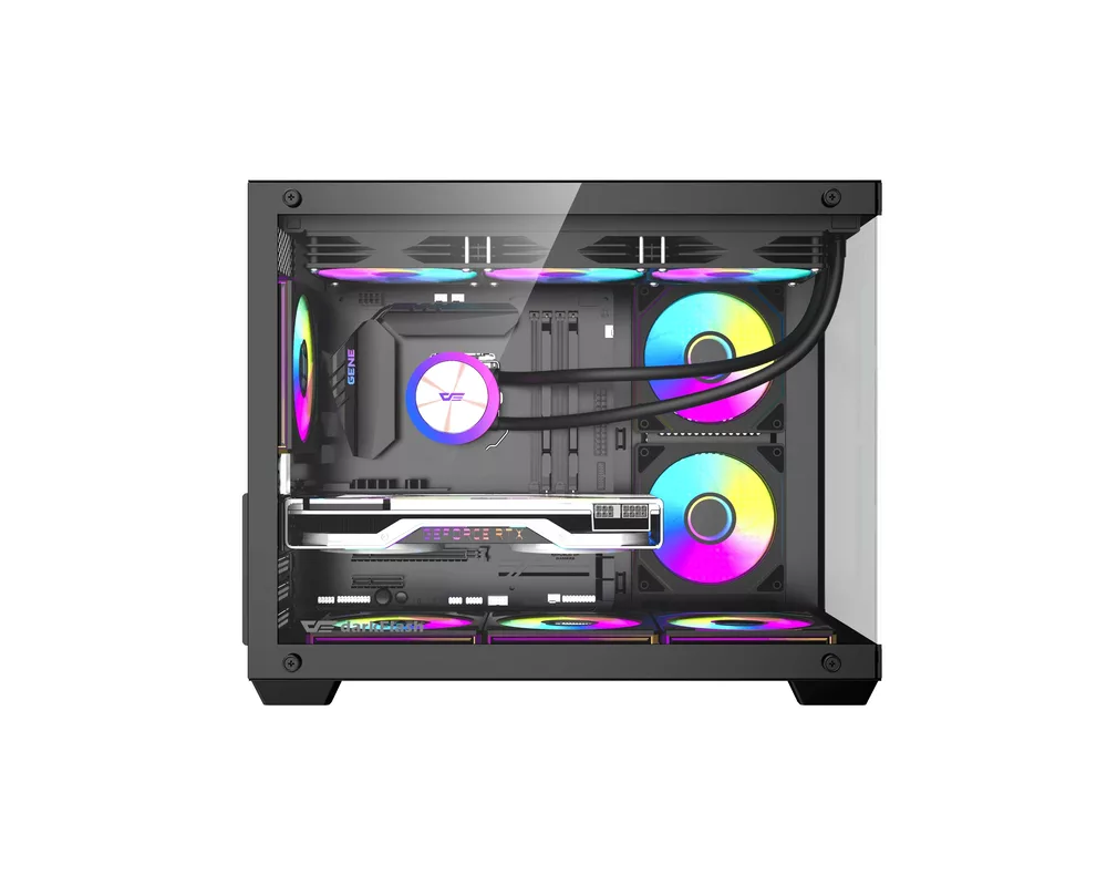 Кутия Darkflash mATX - B275 PRO Black - 6 x 12... 3